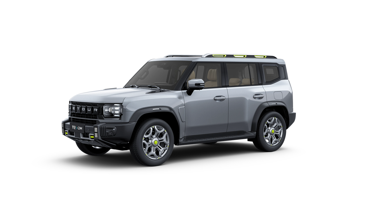 JETOUR T2 i-DM, Silver Snow